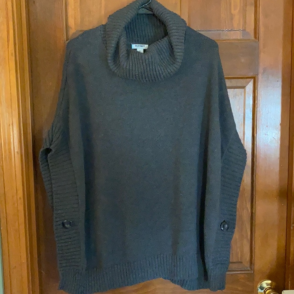 Women’s Turtleneck Sweater Shawl